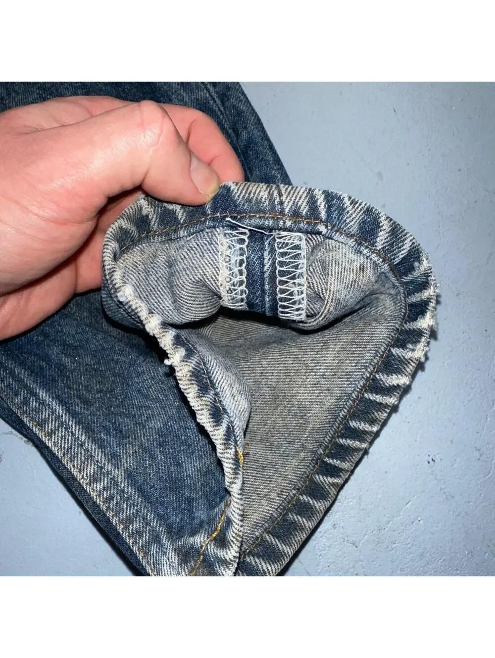 Levis 501 Vintage 90s Mexico Straight Leg Jeans 36x30 Y2K Med Wash Act 33x27